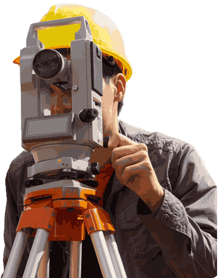 Спеціаліст GeoSolution з геодезичним обладнанням на об'єкті