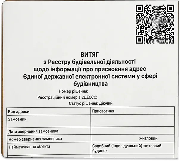 Фото послуги Присвоєння адреси