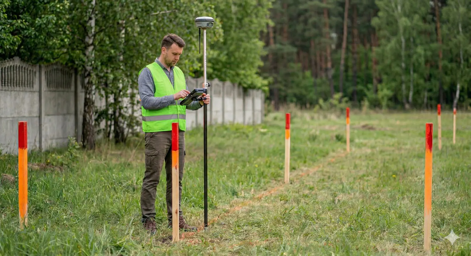 Фото послуги Винесення меж ділянки в натуру