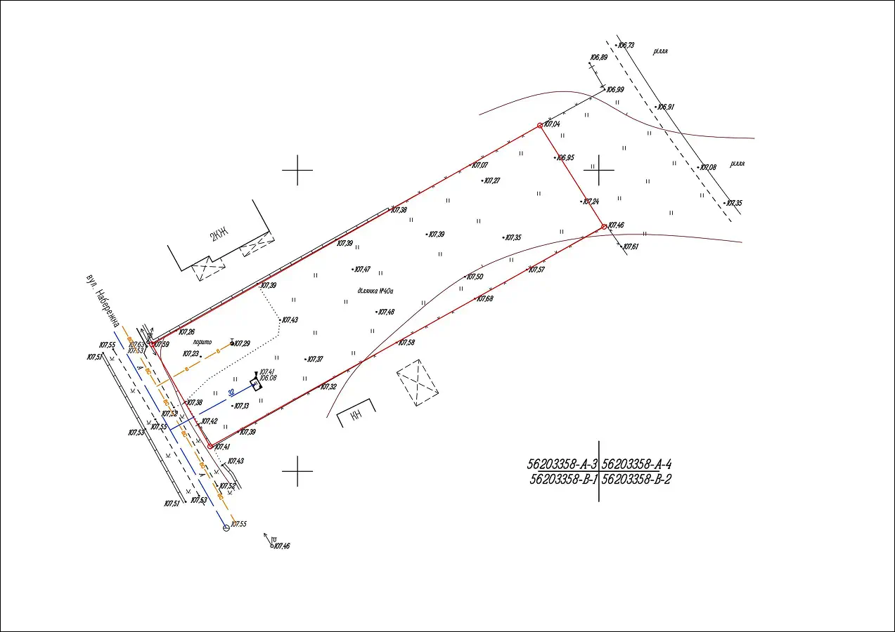 Детальний план території з усіма об'єктами та інженерними мережами
